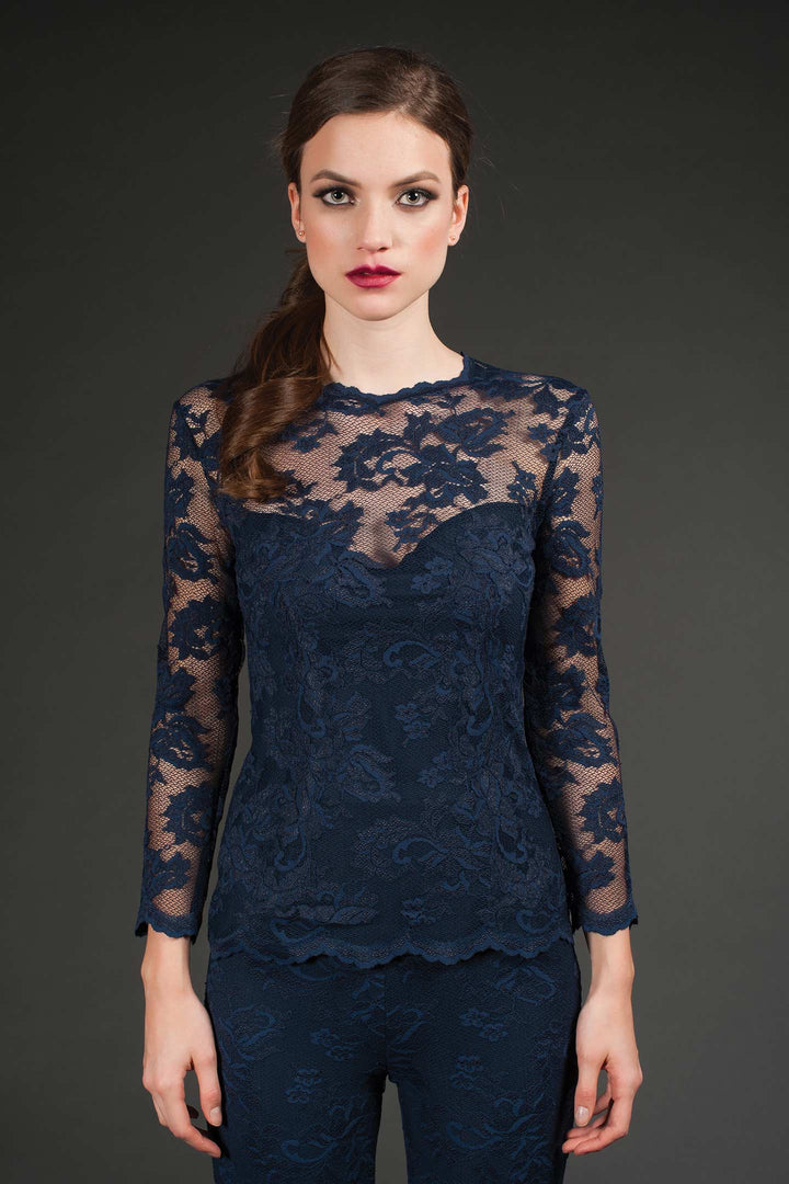 Long Sleeve Lace Top
