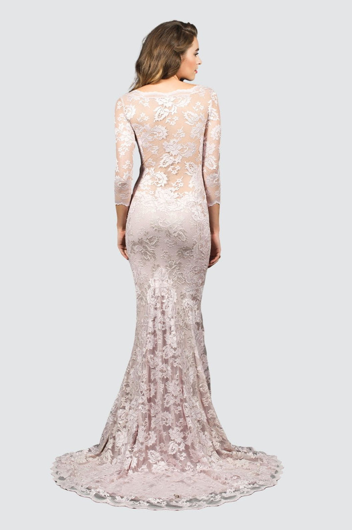 Elegant Lace Evening Gown