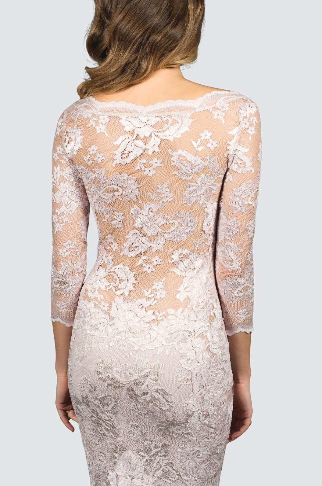 Elegant Lace Evening Gown