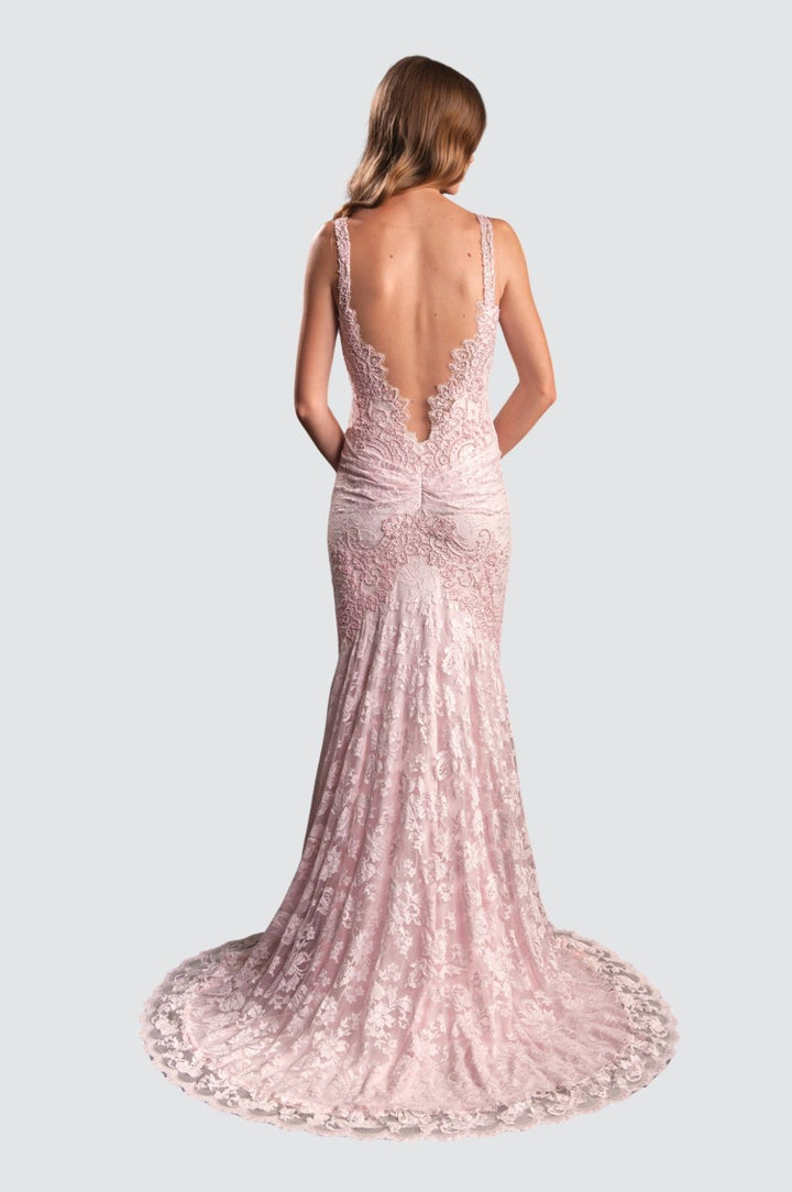 Elegantes Kleid mit Spitzenverzierung
