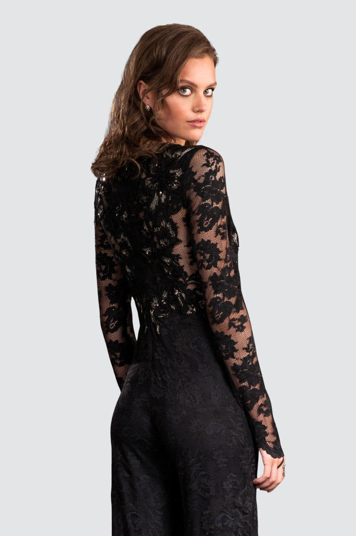 Robe mi-longue bouffante à col en V