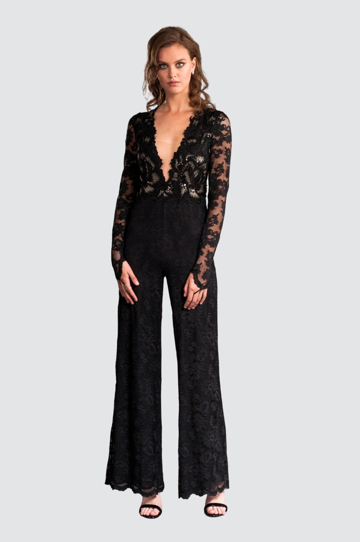 Robe mi-longue bouffante à col en V