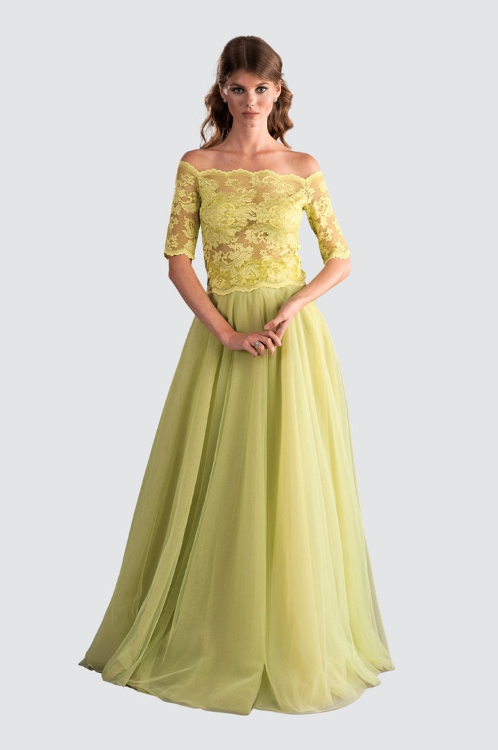 Limettengrüner Tüllrock