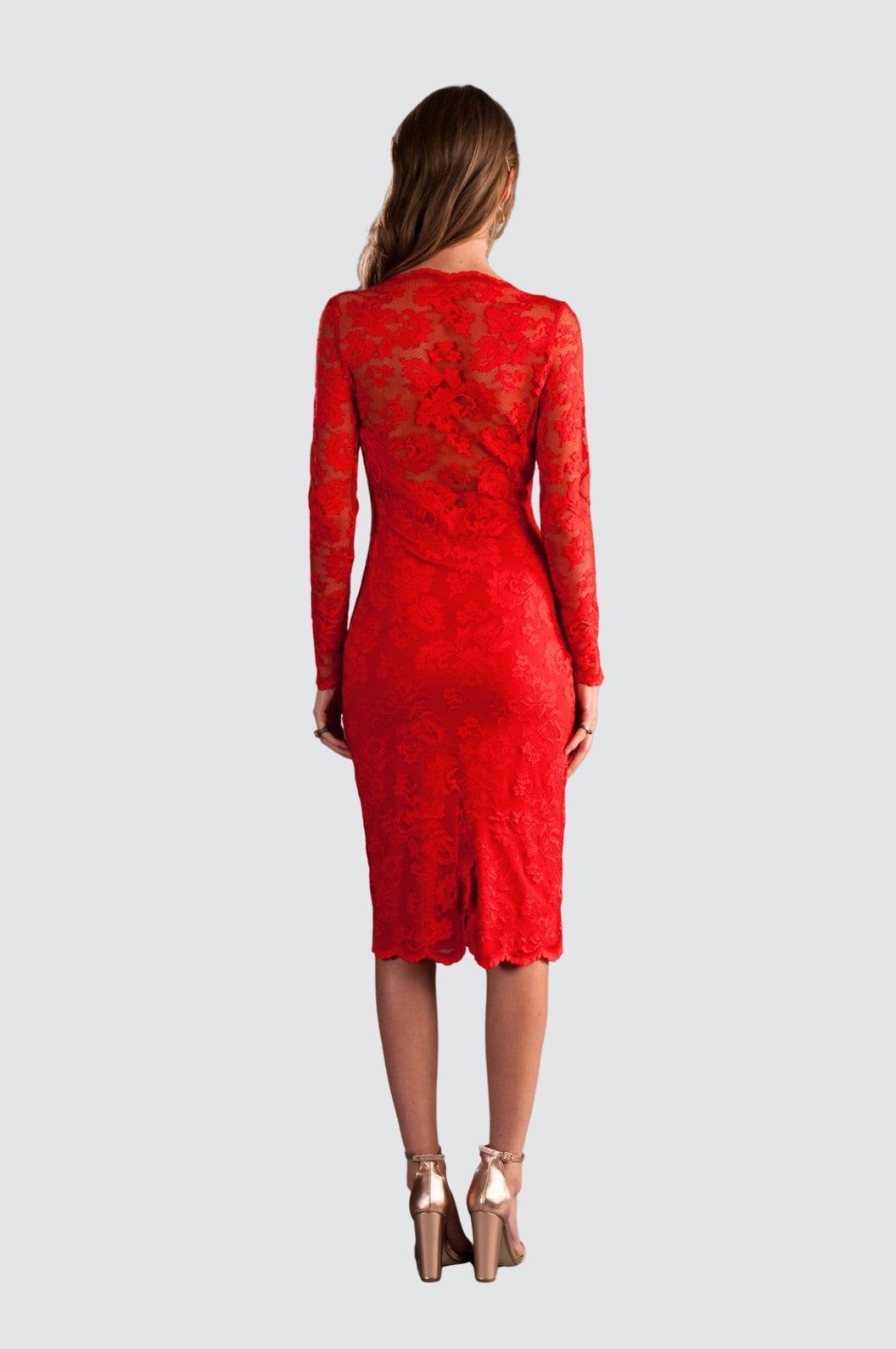 Robe de cocktail rouge
