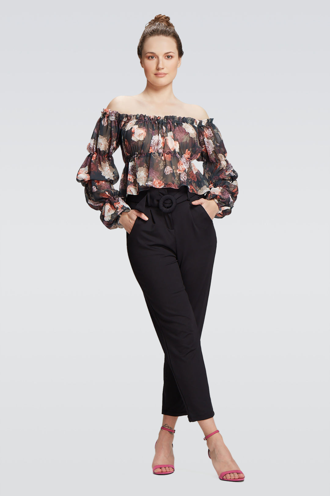 Tender Rose Off-shoulder Top-0