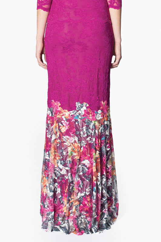 Floral Long Skirk-1
