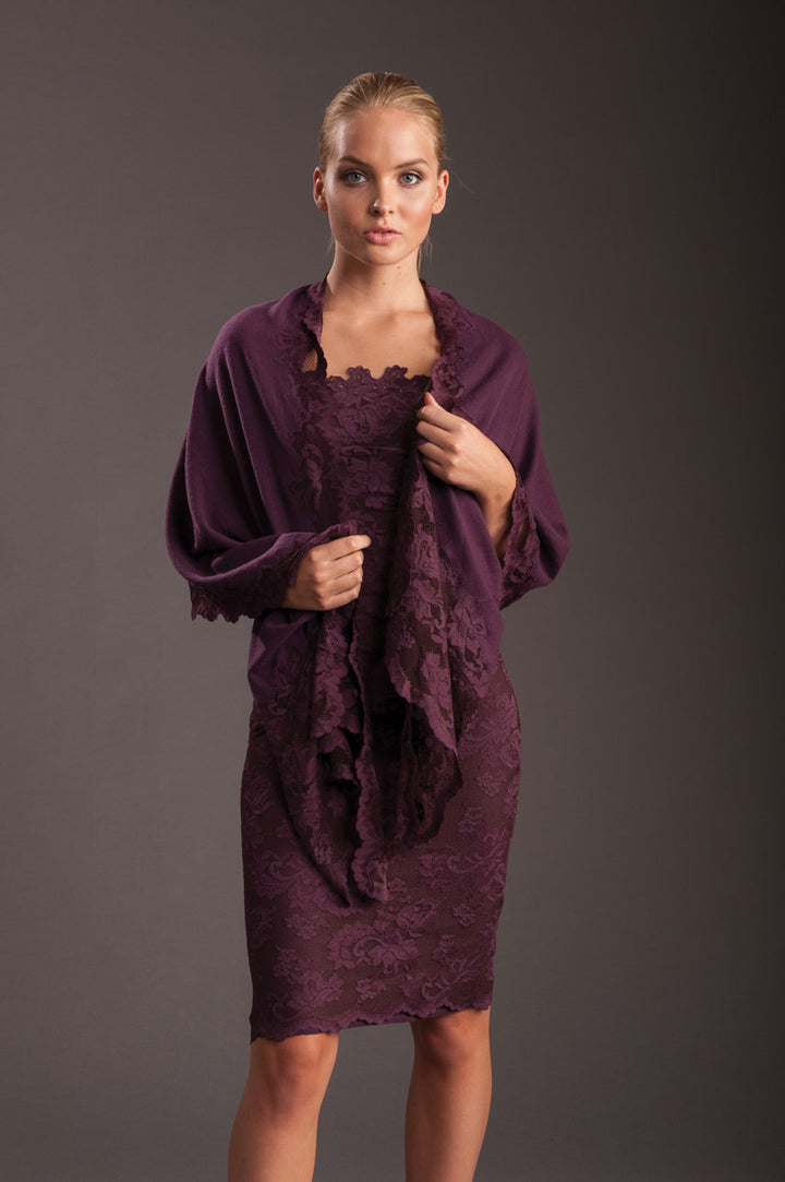 Cashmere and Lace Scarf-7