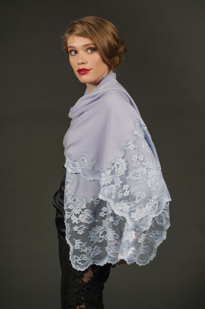 Cashmere and Lace Scarf-14