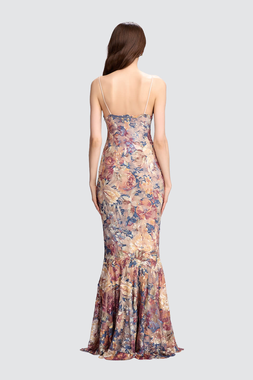 Floral Lace Mermaid Gown Olvi's Lace Floral Lace Mermaid Gown Olvi's Lace