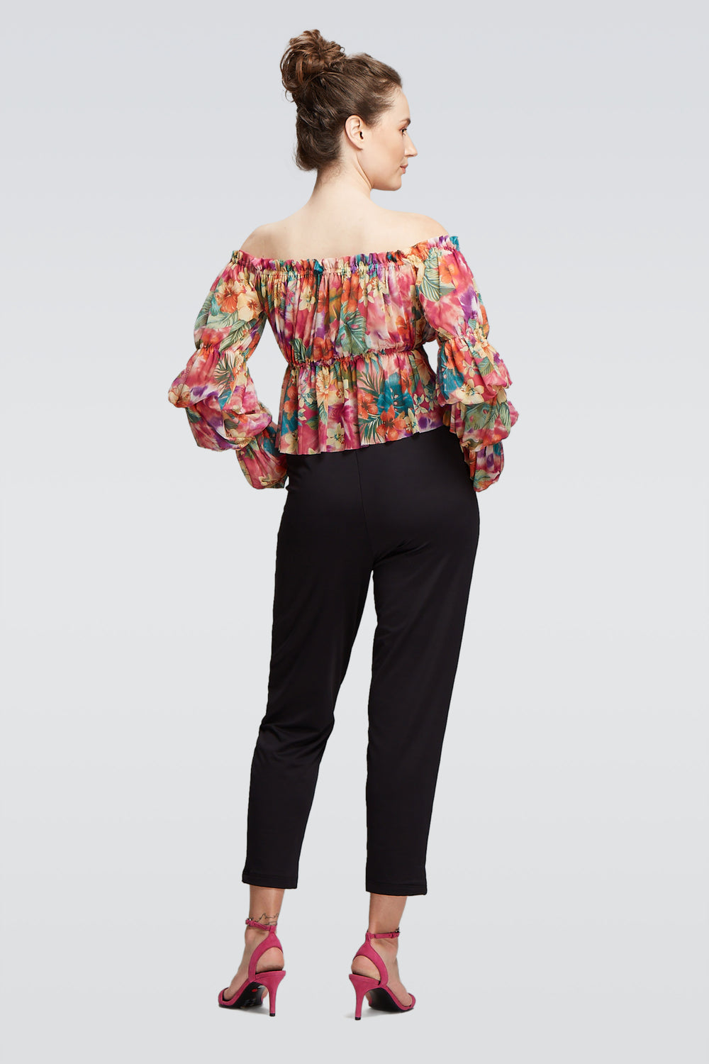 Hibiscus Off-Shoulder Top-1