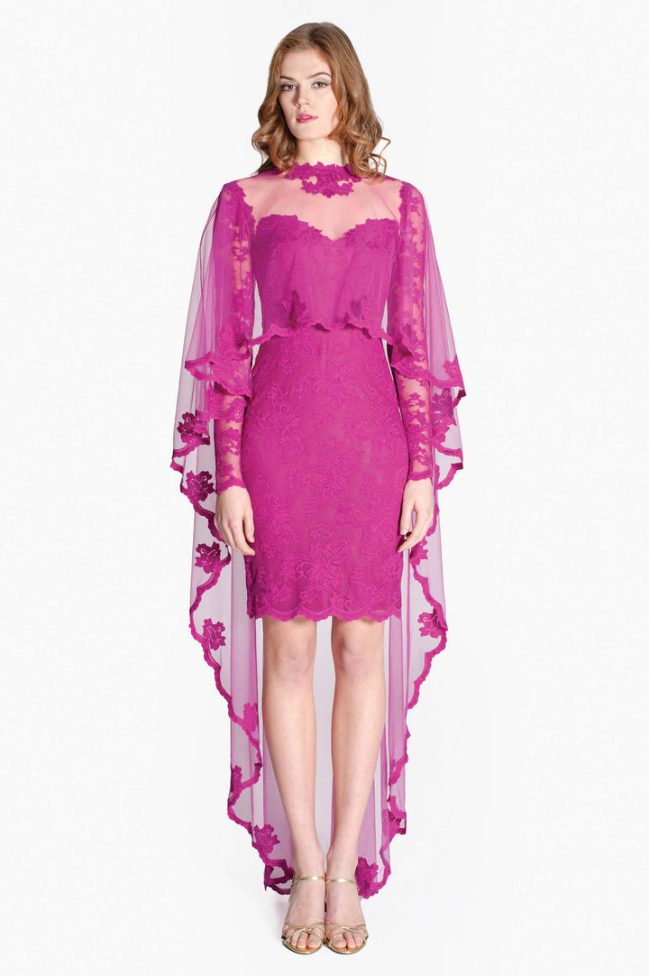 Enchanting Purple Orchid Cape-0