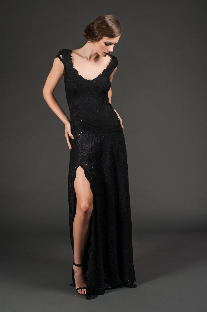 Black Lace Gown-0