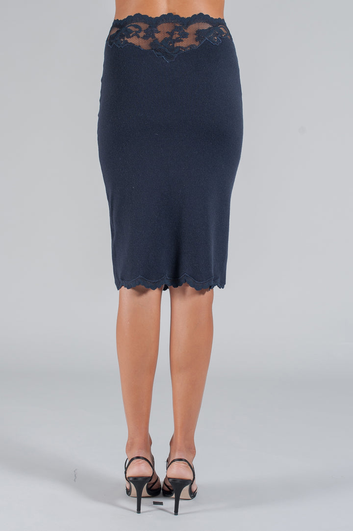 Cashmere Knee Length Skirt-2