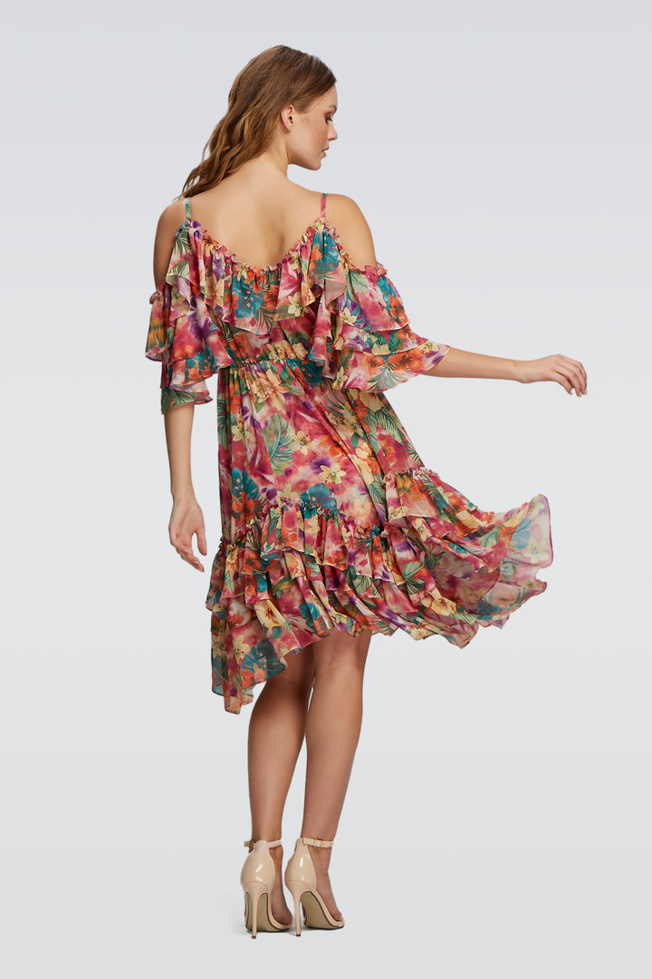 Hibiscus Flowy Dress-1