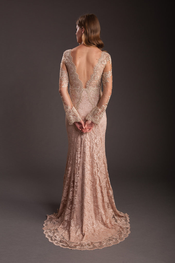Pearl Round-Tailed Gown-1