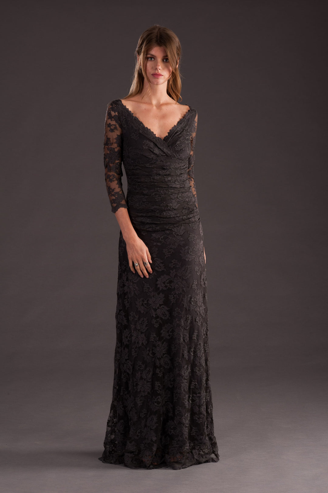 Indigo Lace Gown-0