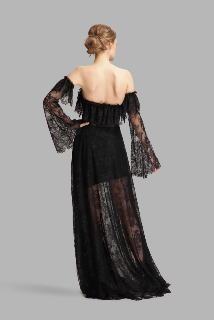 Baroque off-shoulder gown-1