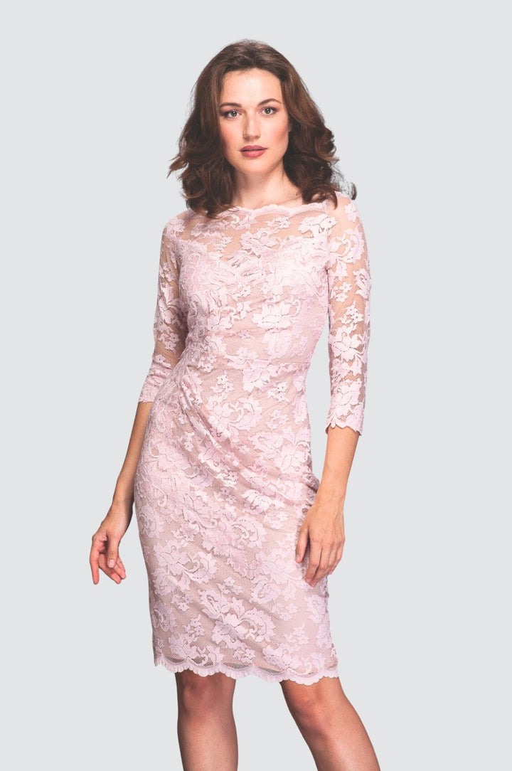 Ensemble assorti en dentelle bleu foncé