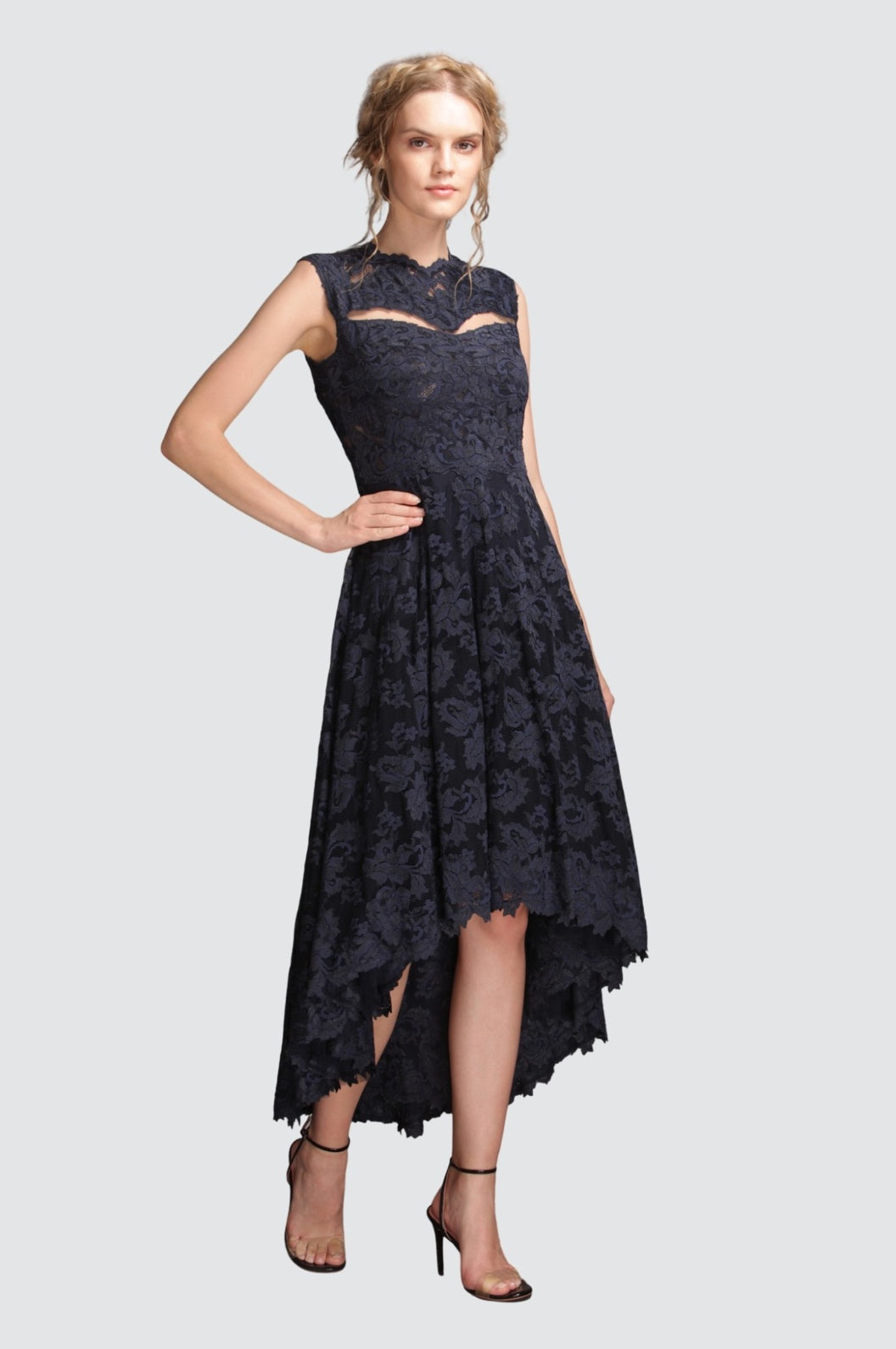 Robe jupe haute-basse