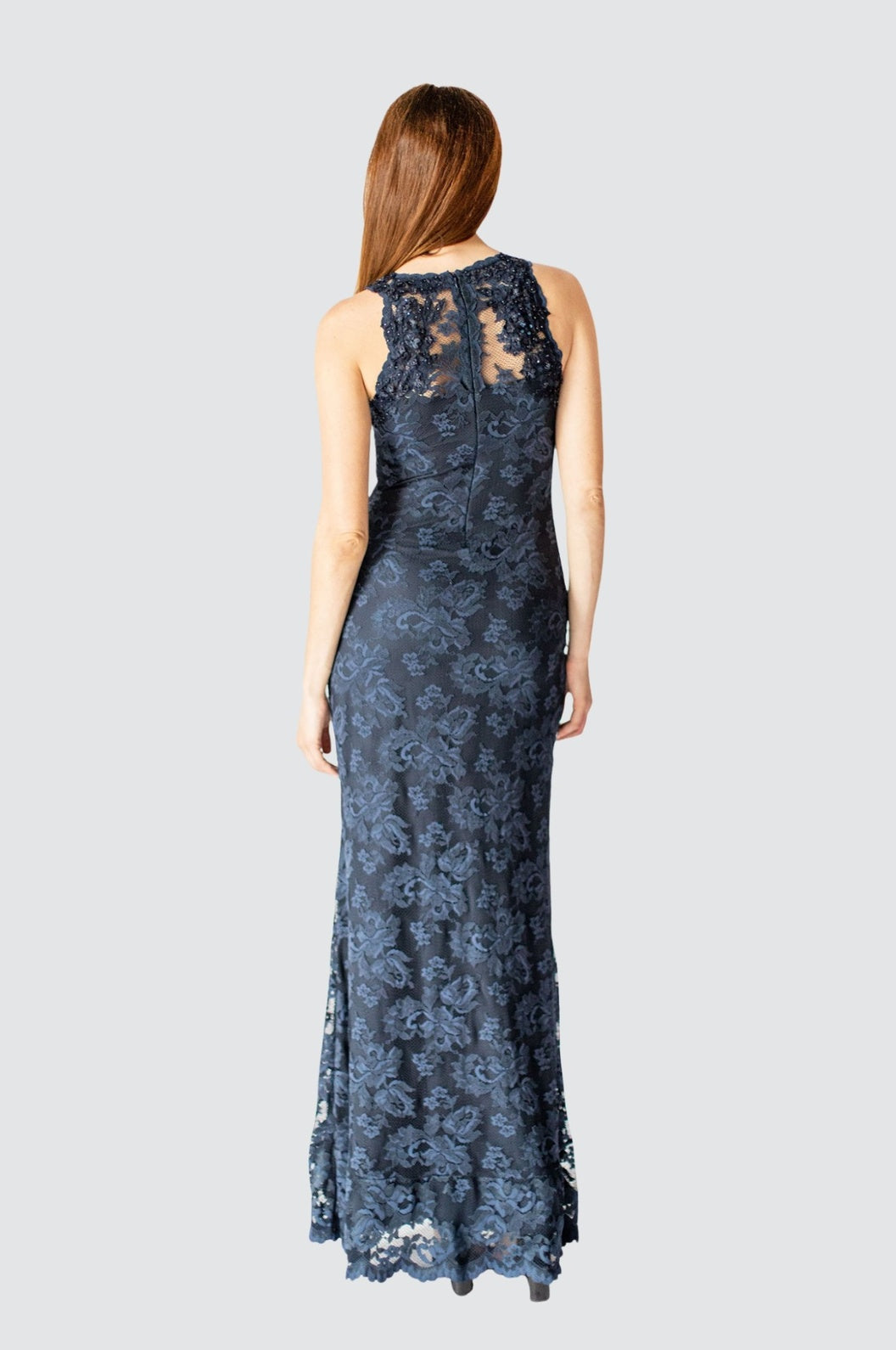 Lace Elegance Sheath Gown