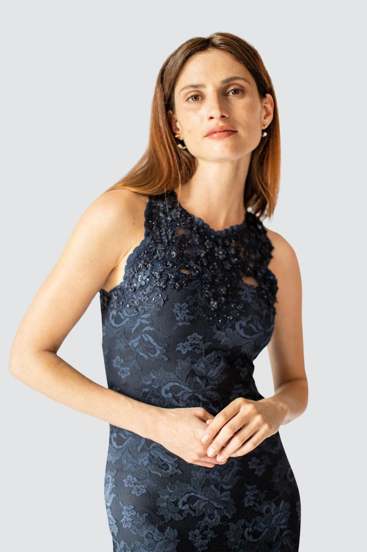 Lace Elegance Sheath Gown