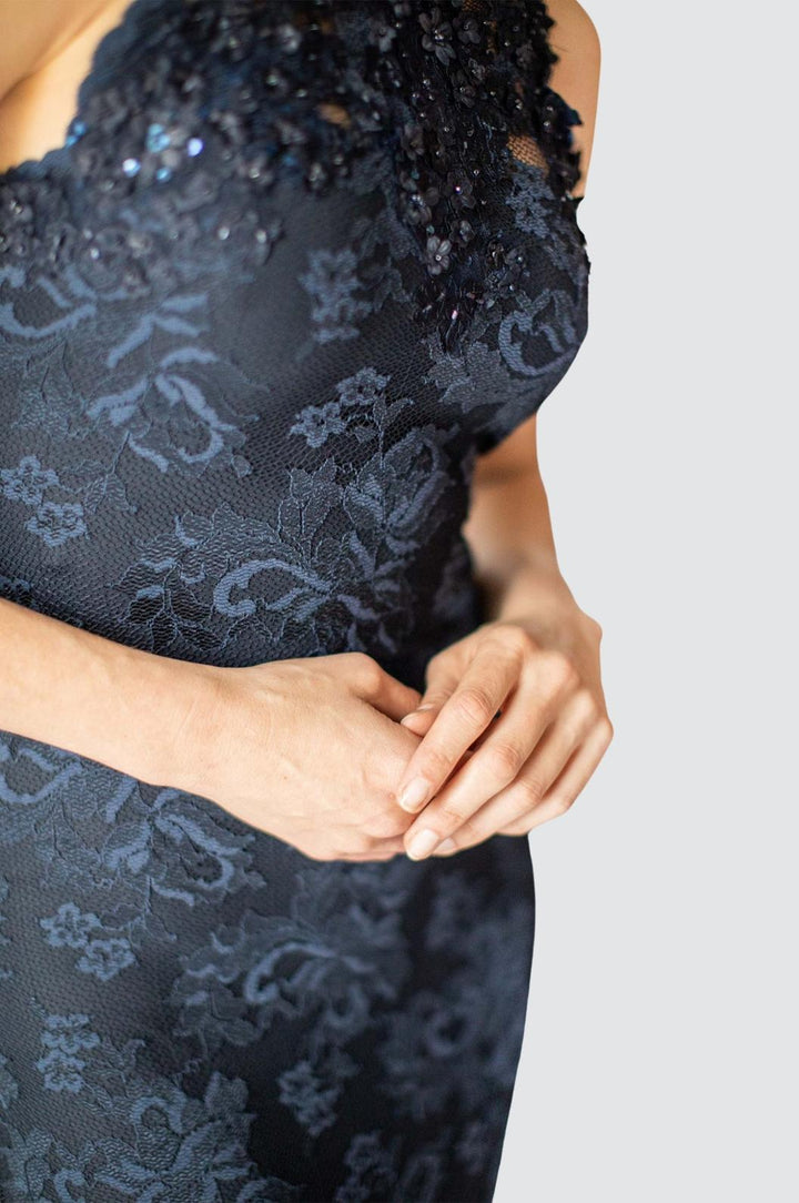 Lace Elegance Sheath Gown