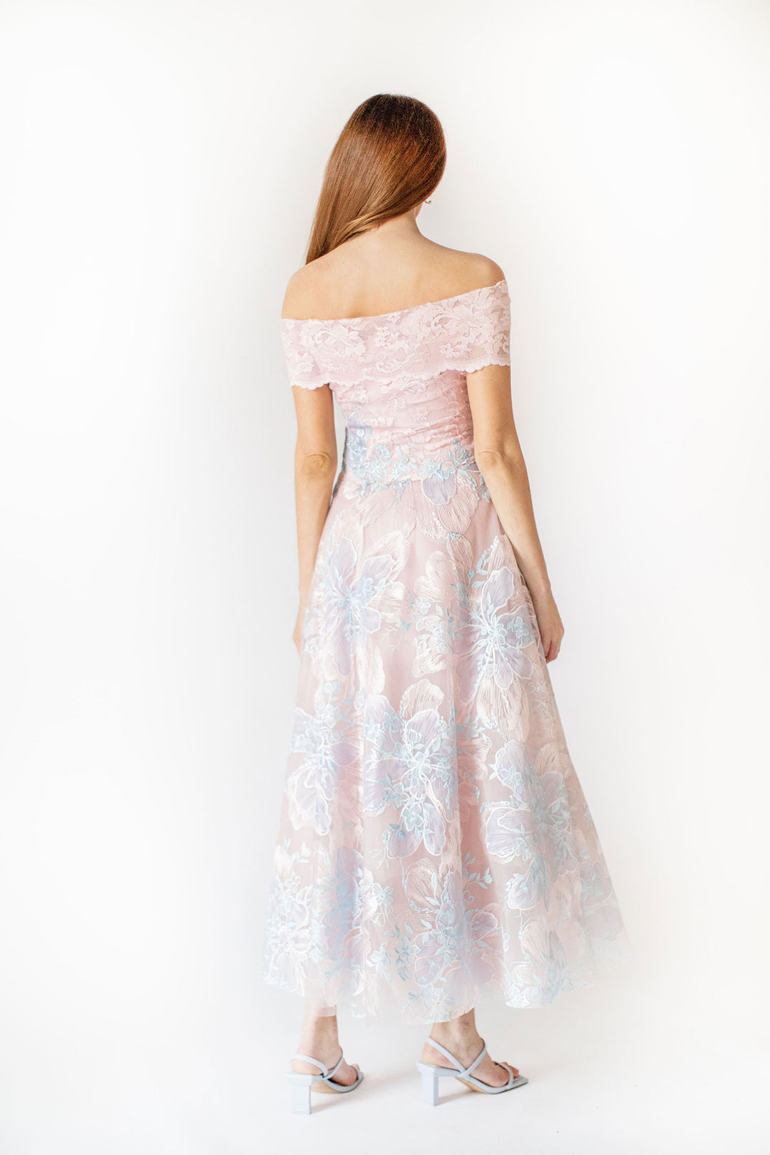 Cotton Candy Off-Shoulder Dress