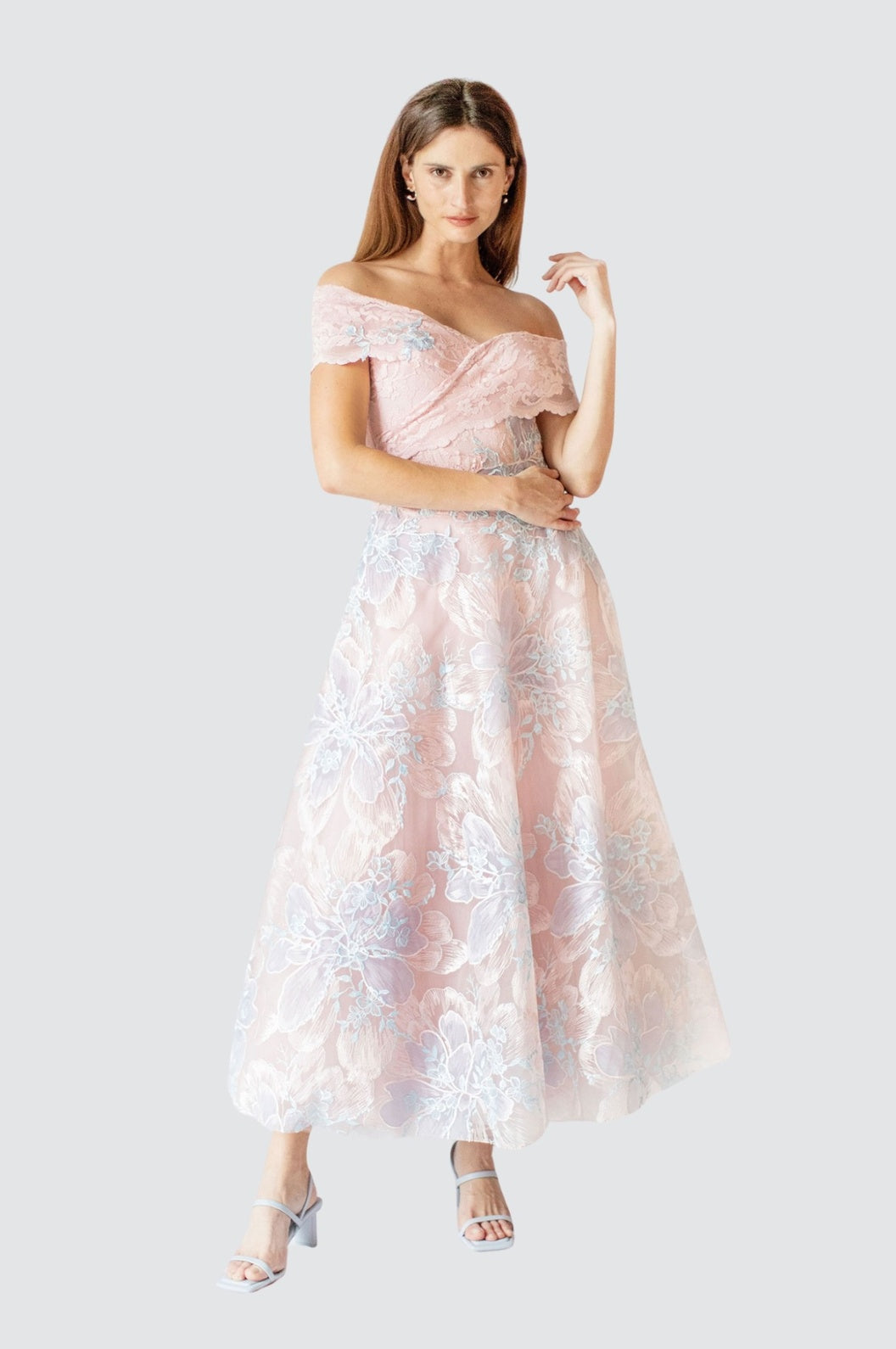 Cotton Candy Off-Shoulder Dress – Olvi's Lace Cotton Candy Off-Shoulder Dress – Olvi's Lace