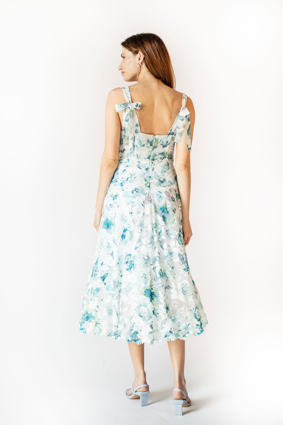 Soft Skylight A-line Dress