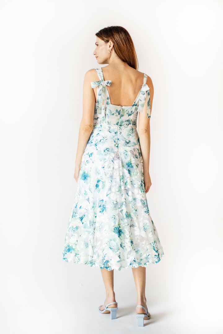 Soft Skylight A-line Dress