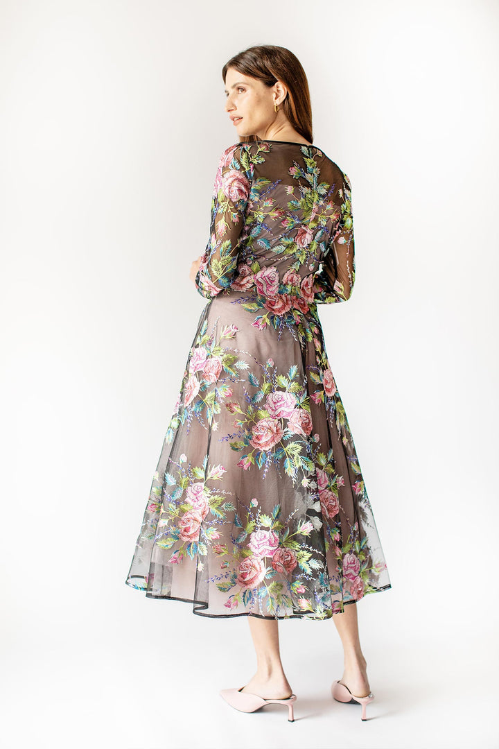 Romantische Rosie A-Linien Kleid
