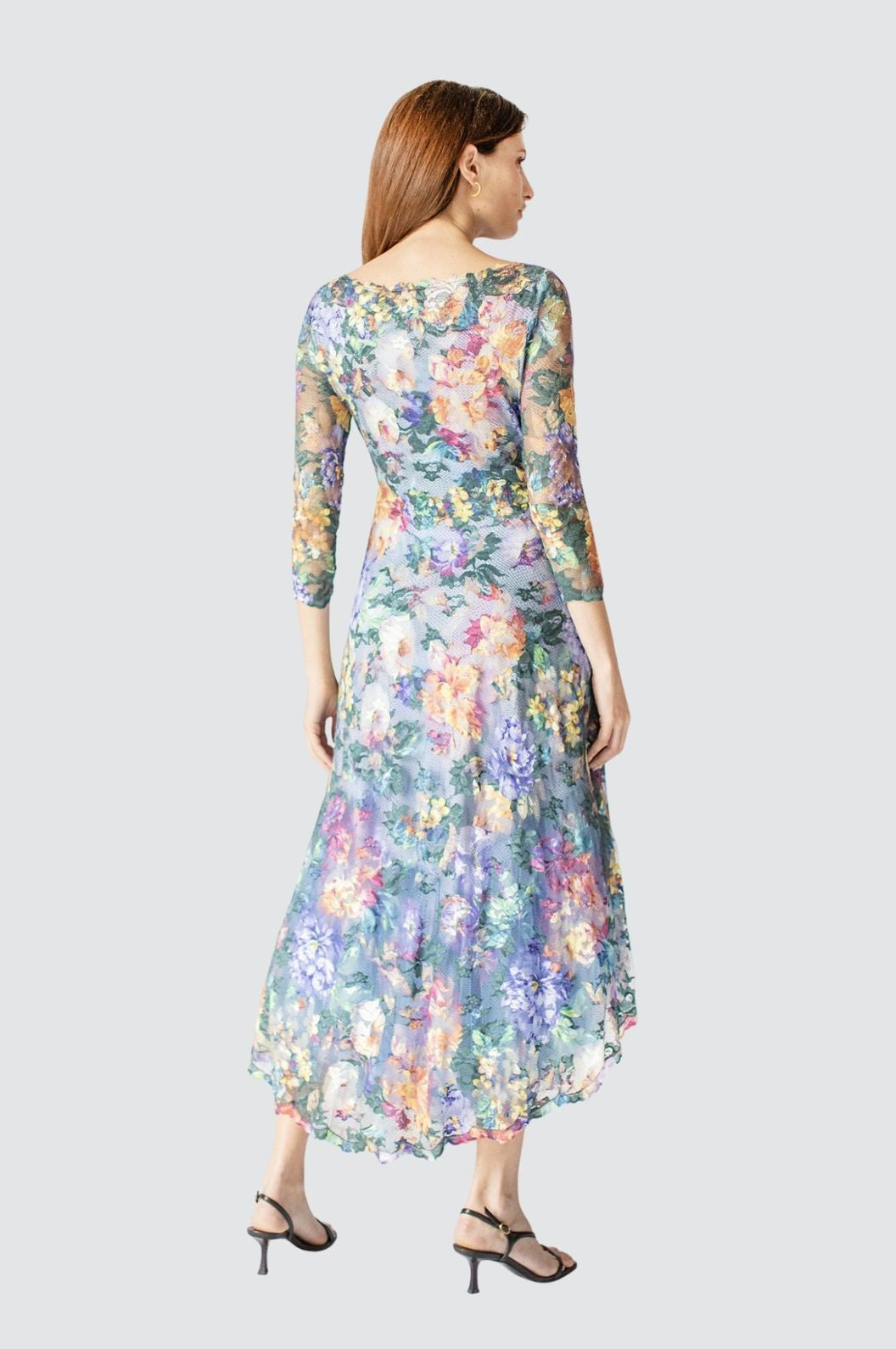 Robe trapèze asymétrique vintage hollandaise