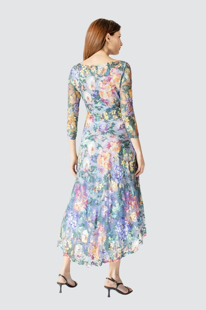 Robe trapèze asymétrique vintage hollandaise