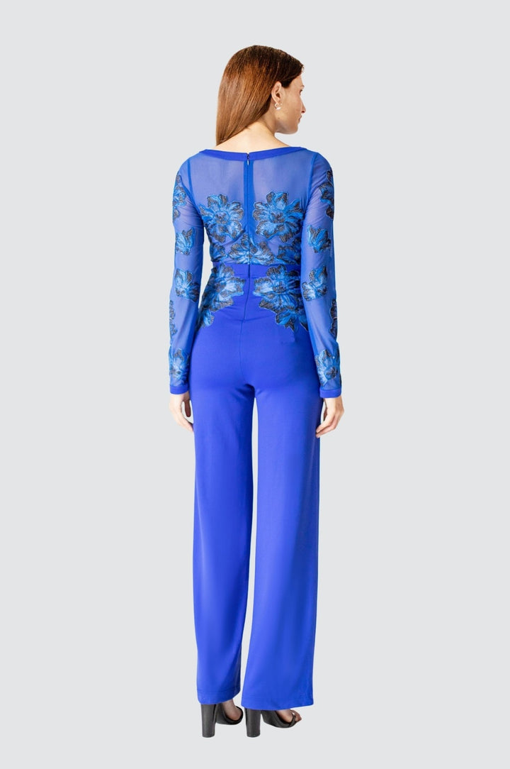 Combinaison en jersey saphir