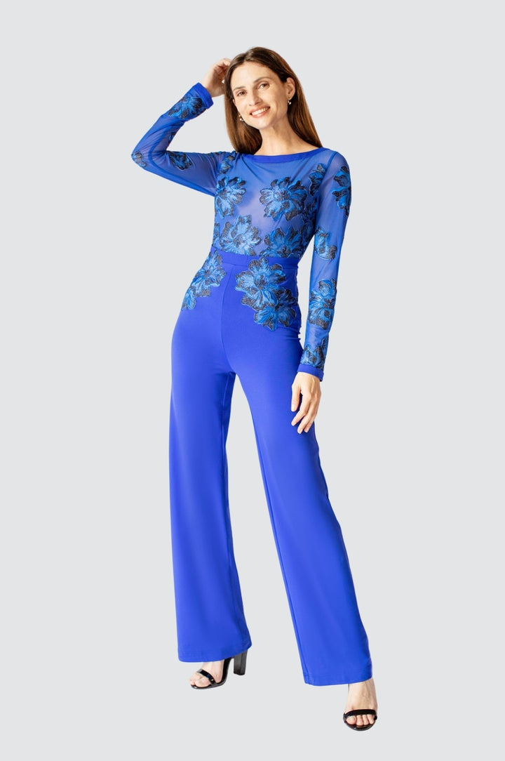 Combinaison en jersey saphir