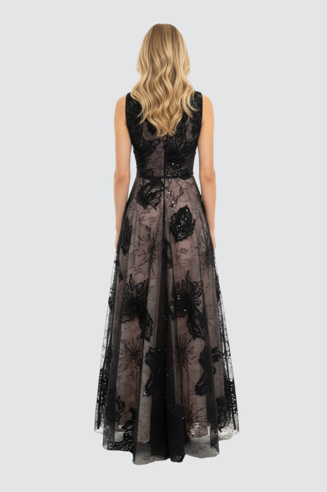 Midnight Blossom Dress
