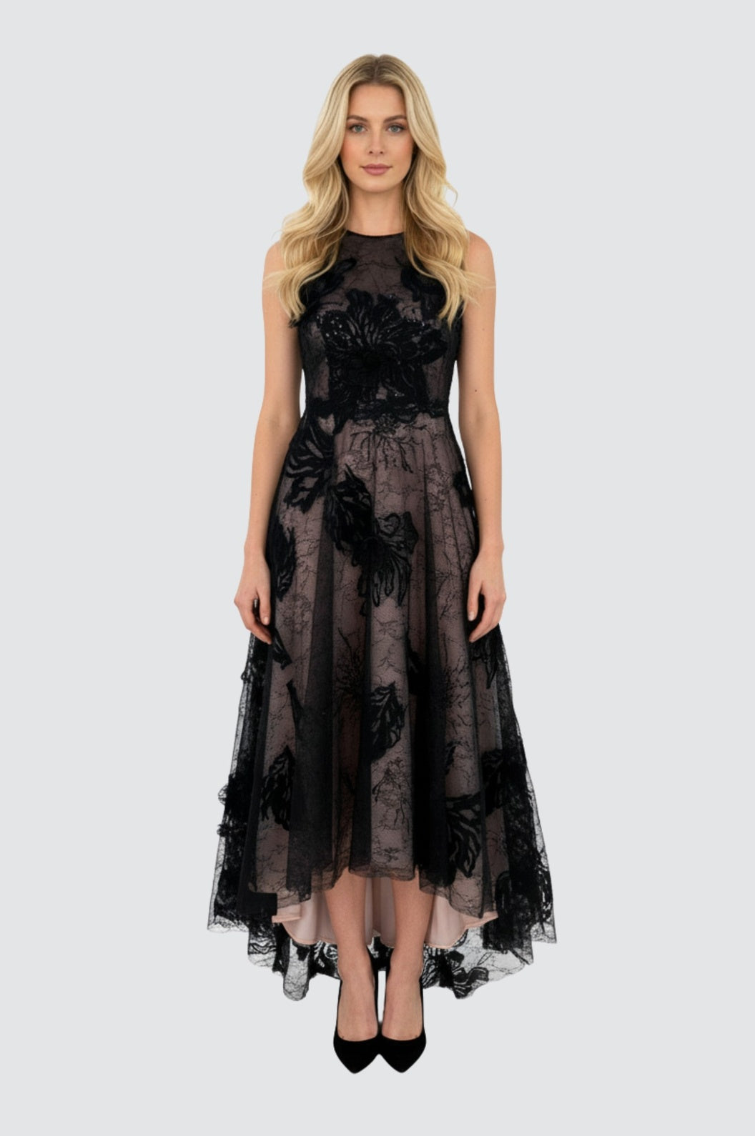 Midnight Blossom Dress