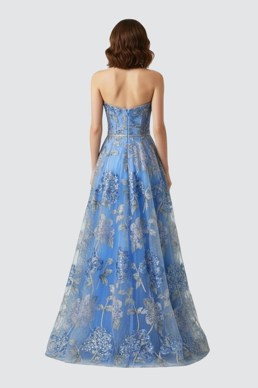 Celestial Hydrangea Ballgown