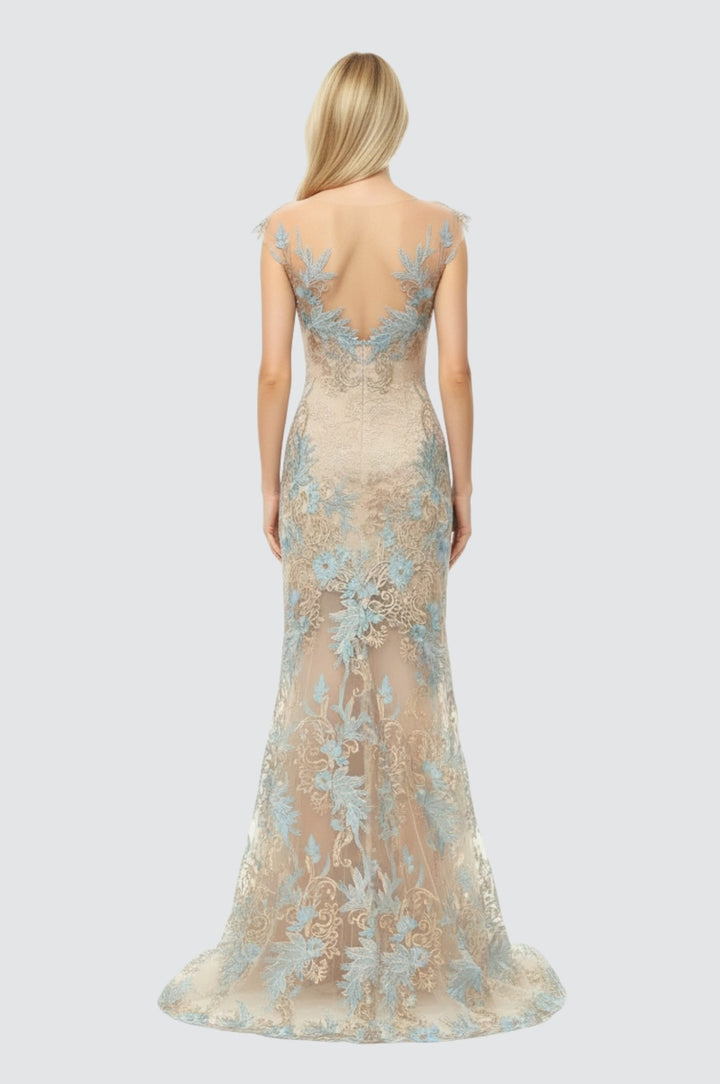 Champagne Blossom Gown