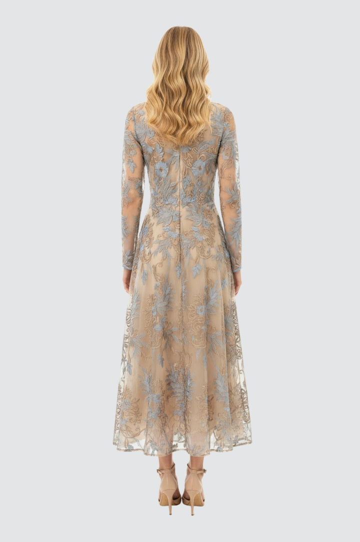 Almond Blossom Midi Dress