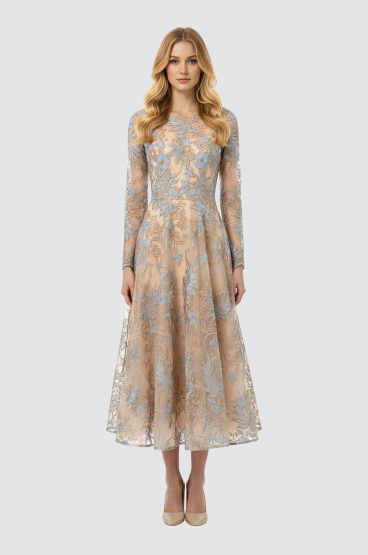 Almond Blossom Midi Dress