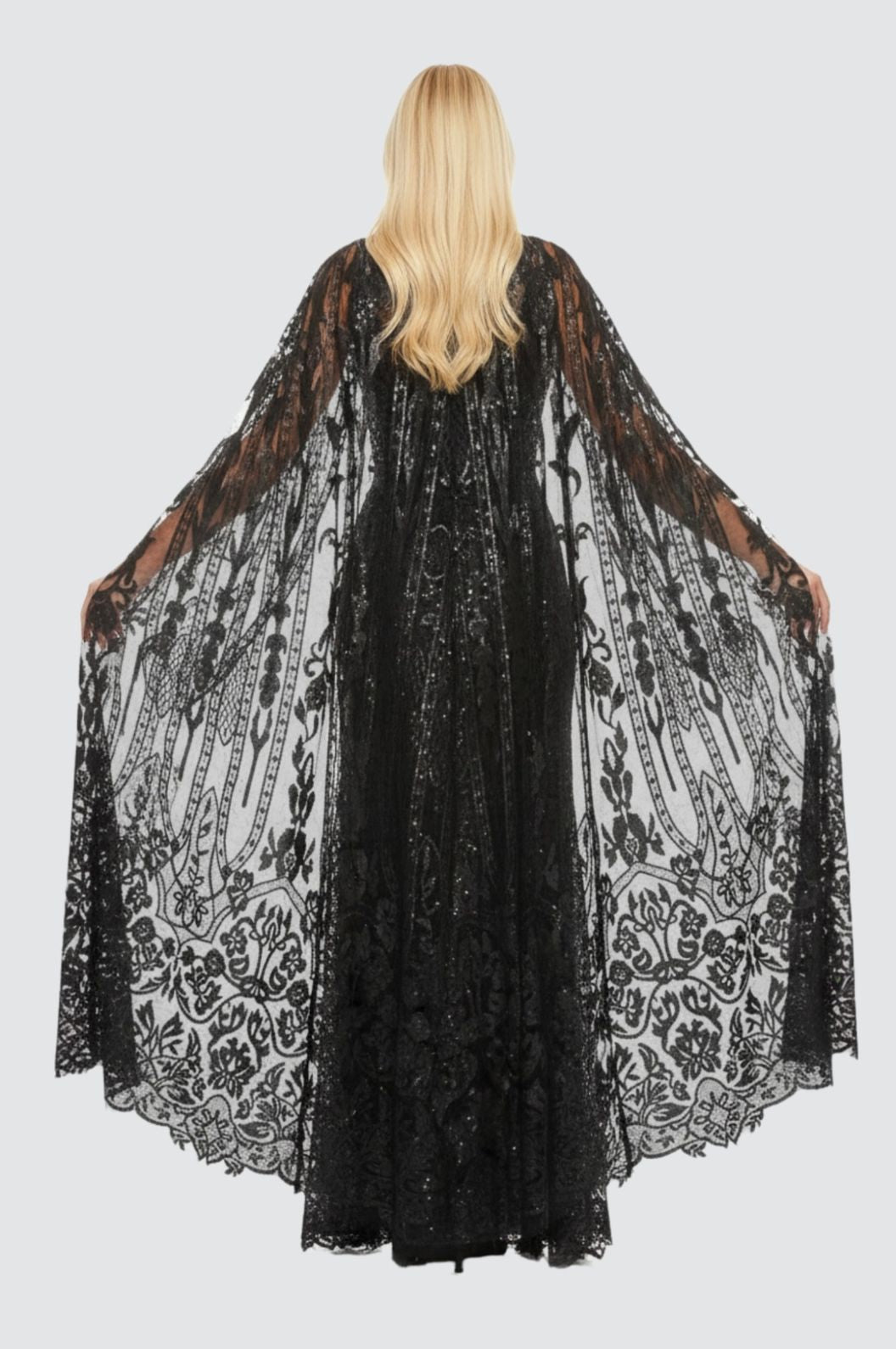 Midnight Cape Gown
