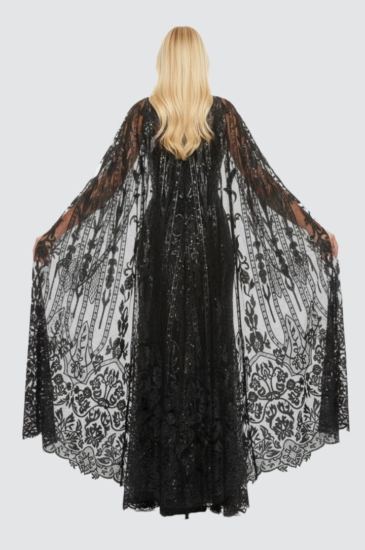 Midnight Cape Gown