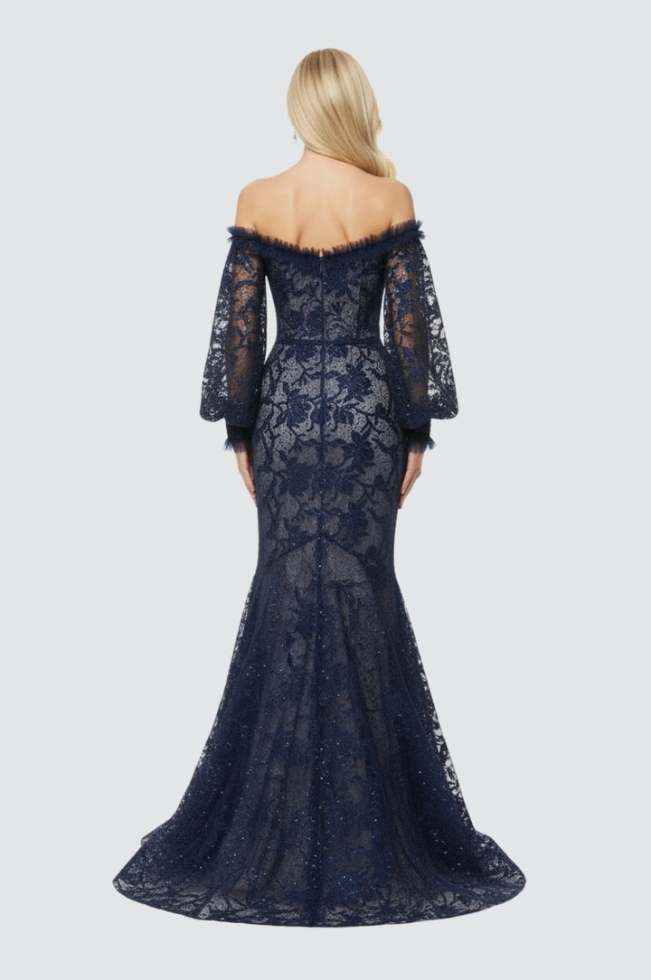 Starlight Off-Shoulder Gown