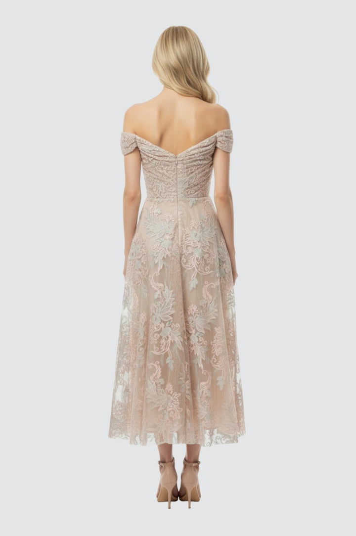 Blossom Blush Midi Dress