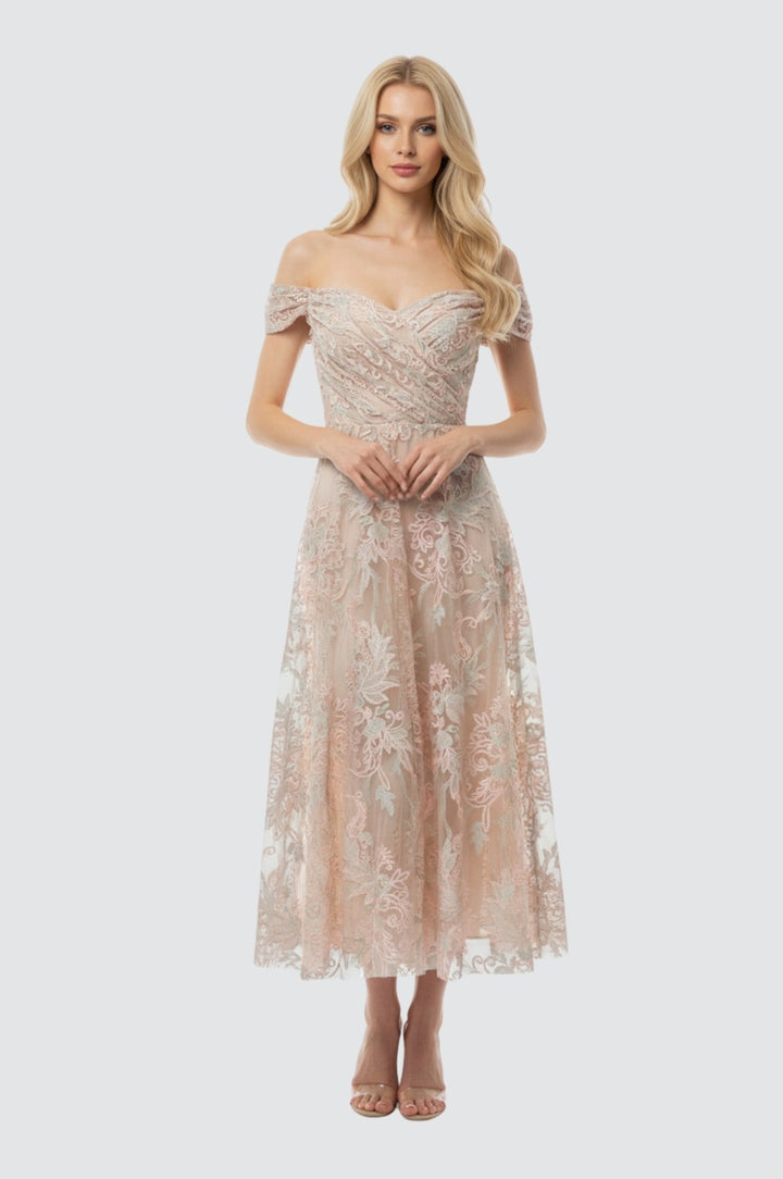 Blossom Blush Midi Dress