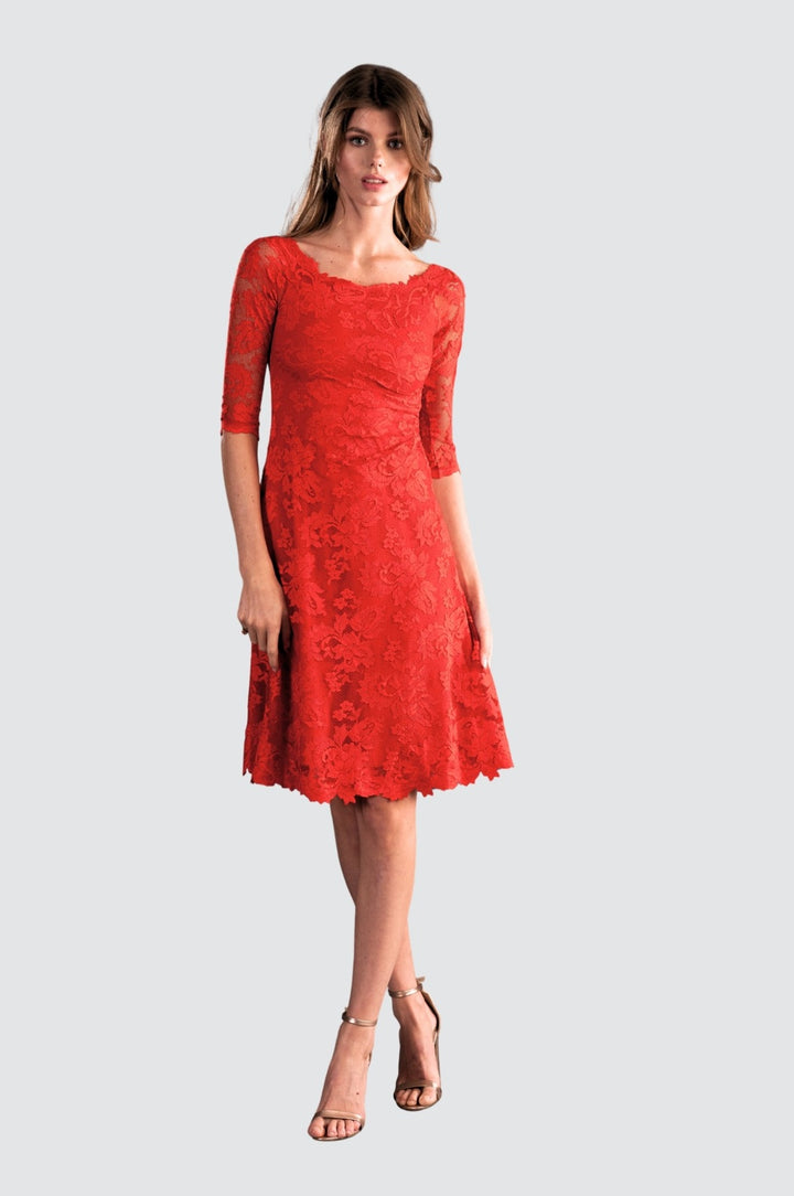 Robe de cocktail classique rouge