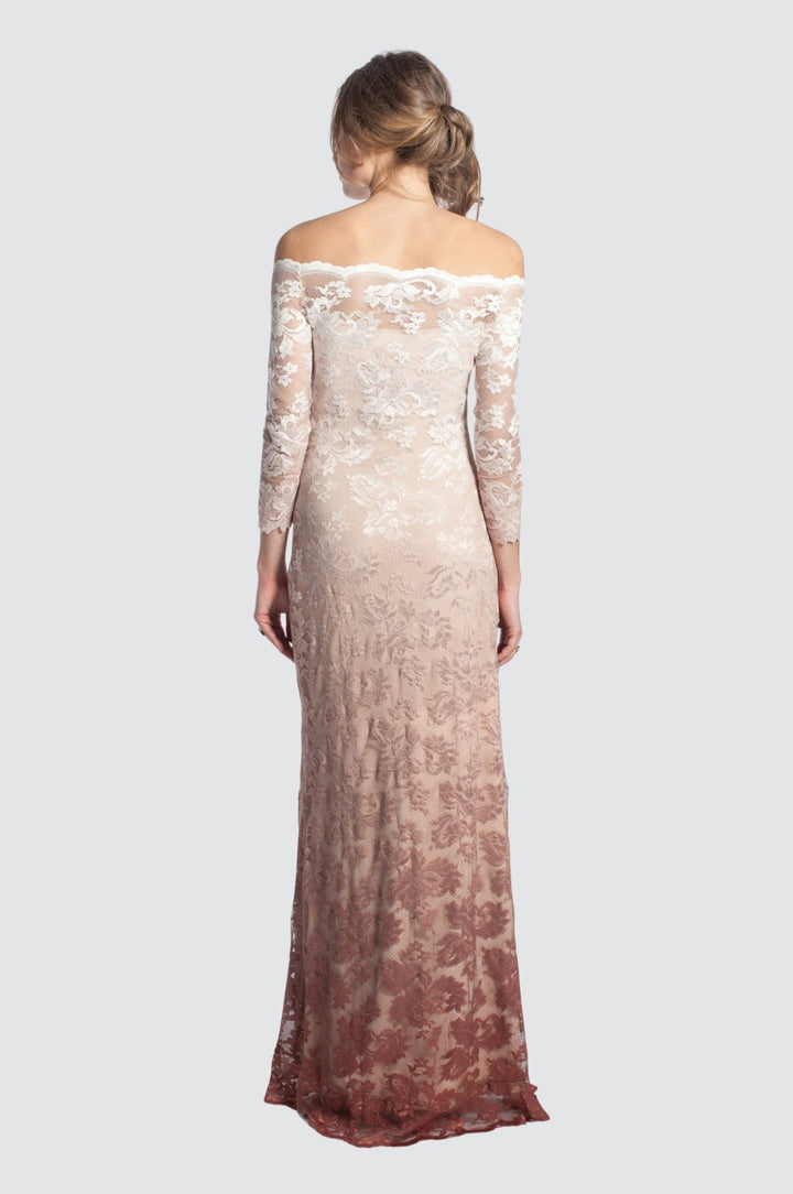 Off-Shoulder Lace Gown
