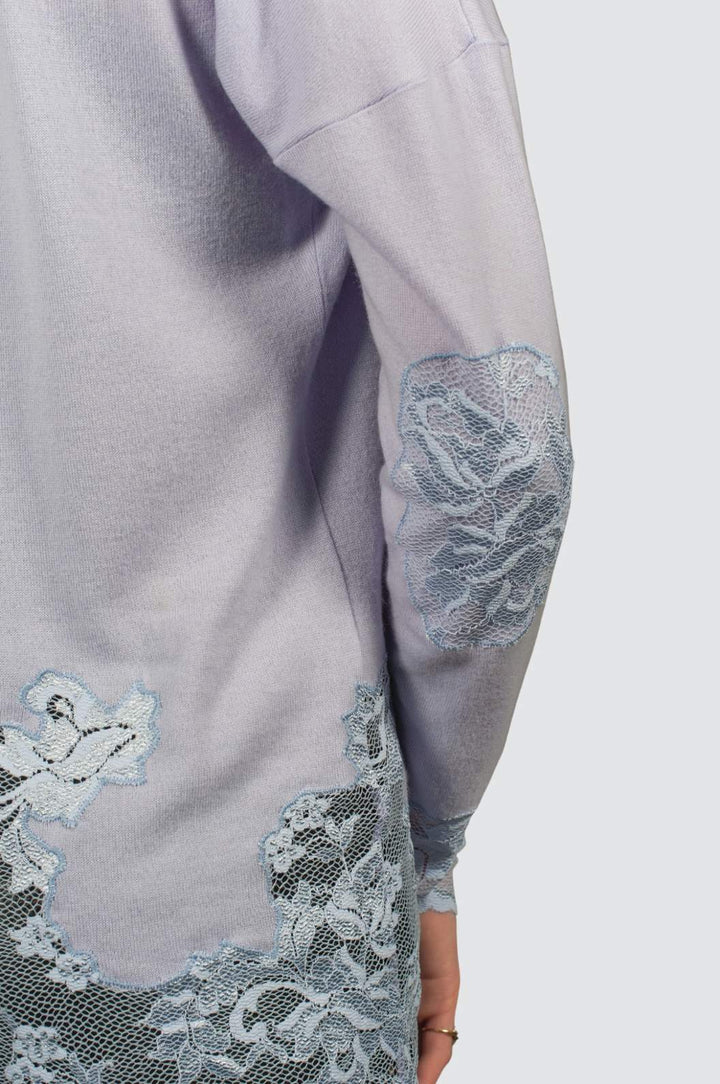 Cashmere & Lace Open Cardigan