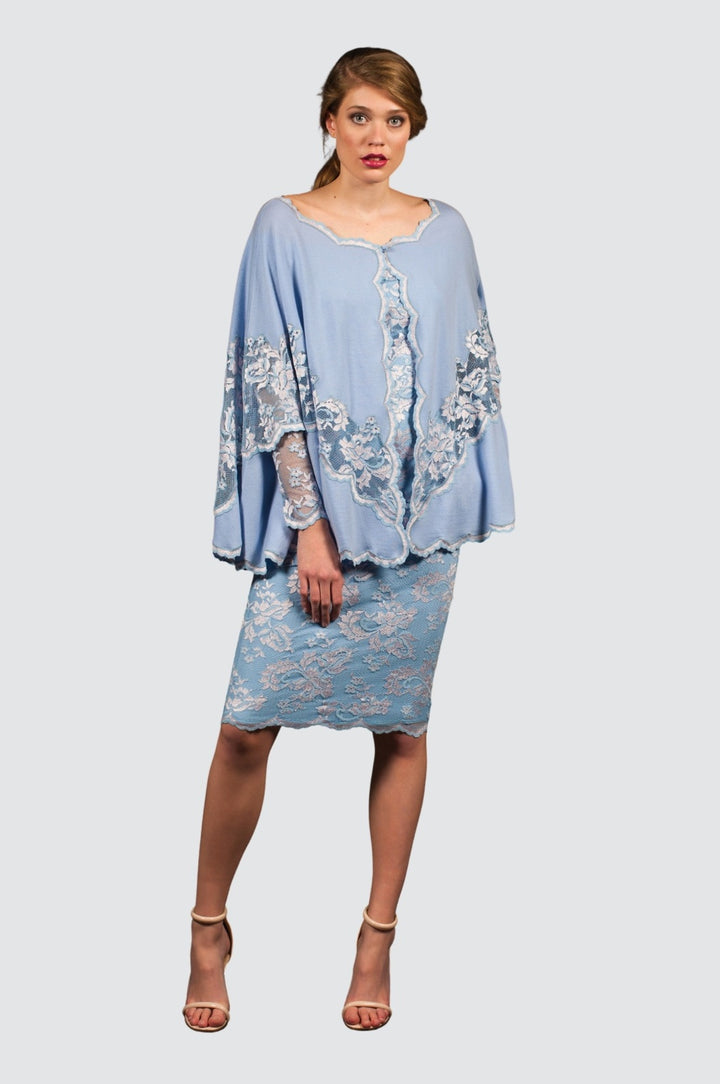 Schlaghose mit Spitze